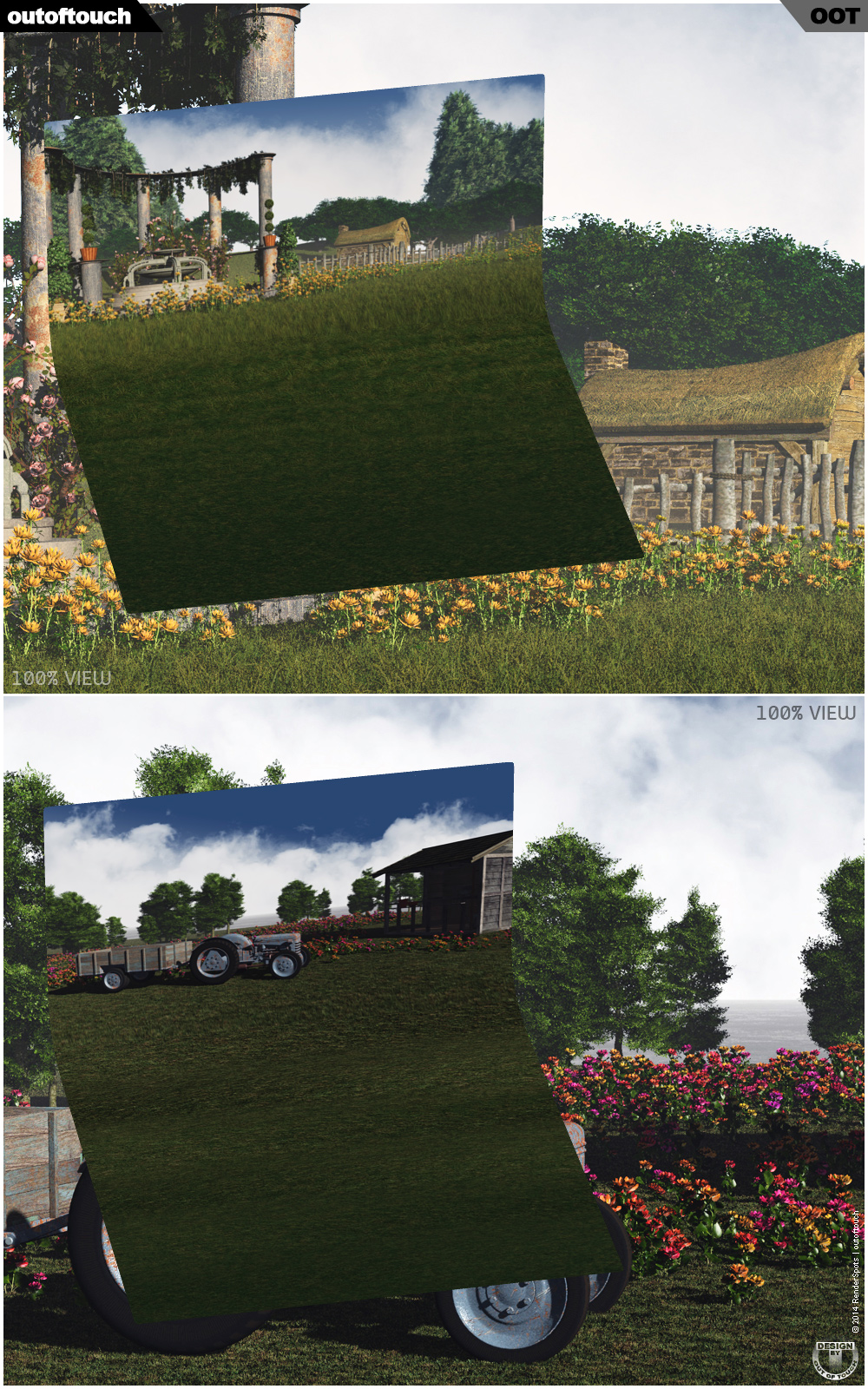 RenderSpots Garden for Poser and DAZ Studio by N/A