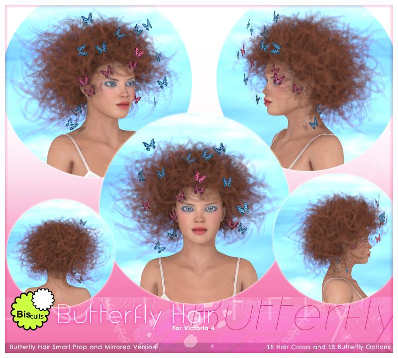 Biscuits Butterfly Hair by N/A