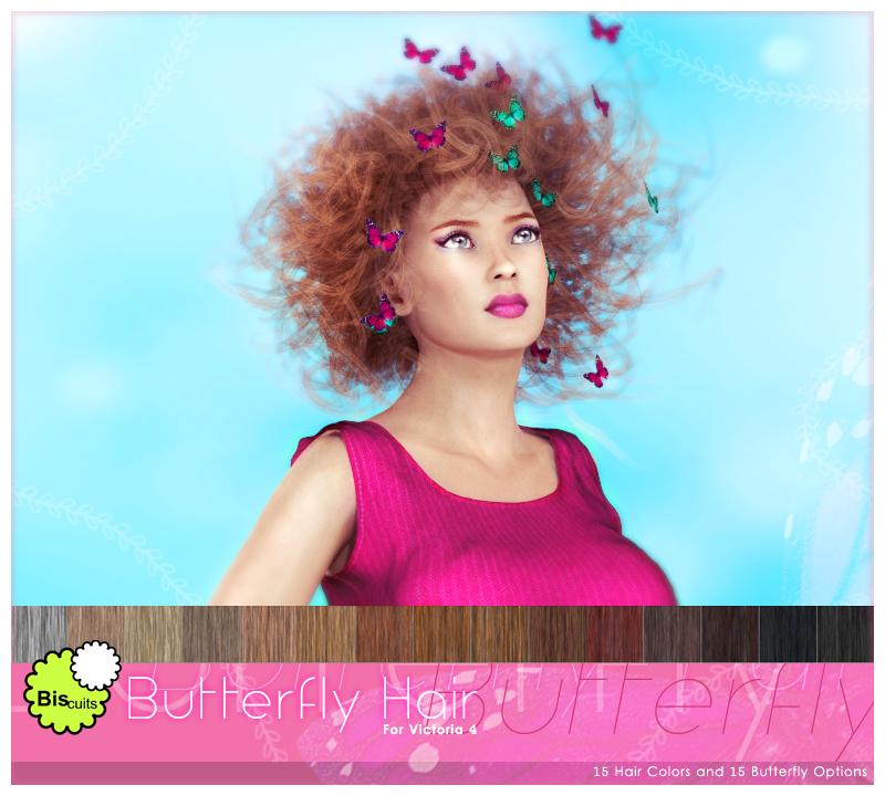 Biscuits Butterfly Hair by N/A