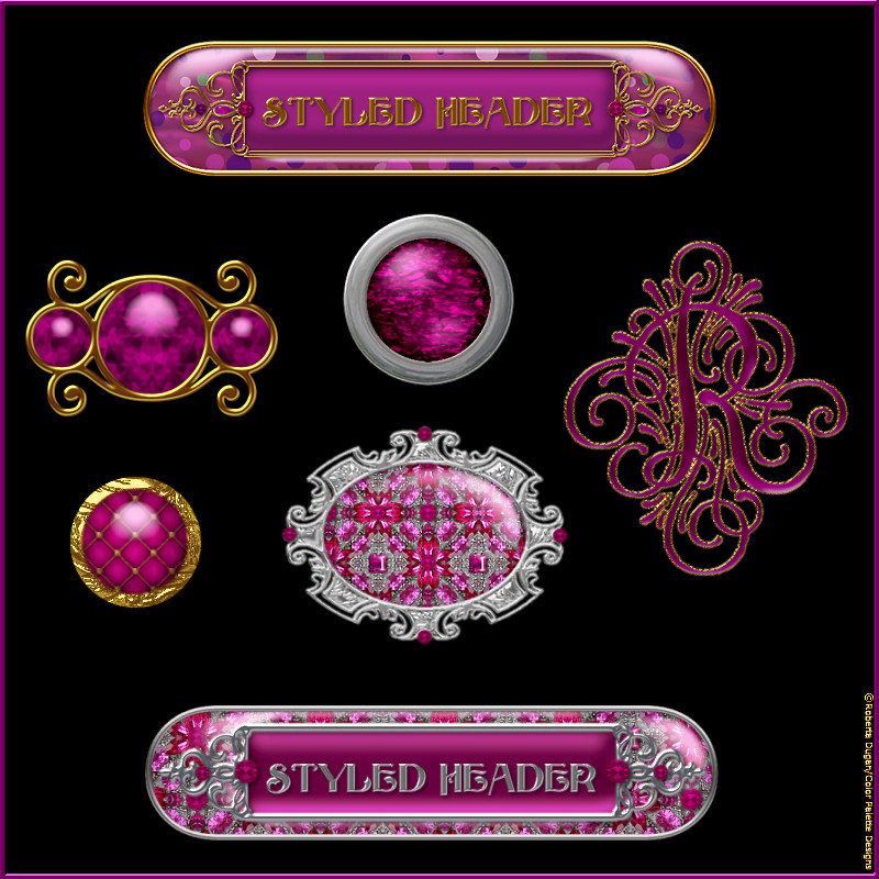 2014 Color of the Year-Radiant Orchid Layer Styles by N/A