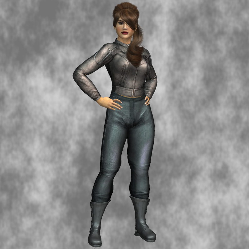 Urban Biker (Dawn) (for Poser) by N/A