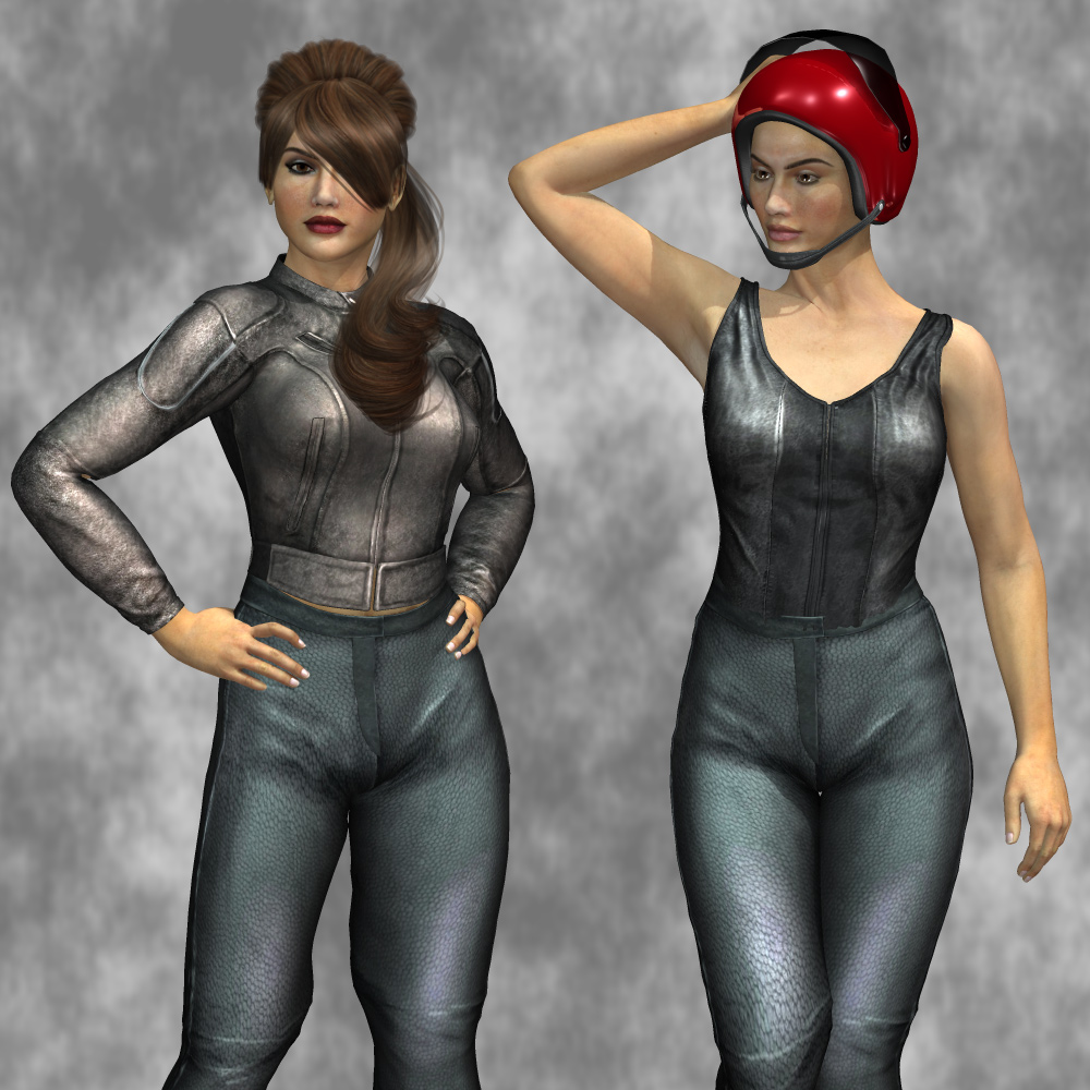 Urban Biker (Dawn) (for Poser) by N/A