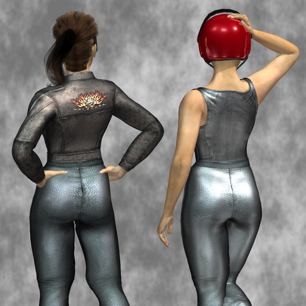 Urban Biker (Dawn) (for Poser) by N/A