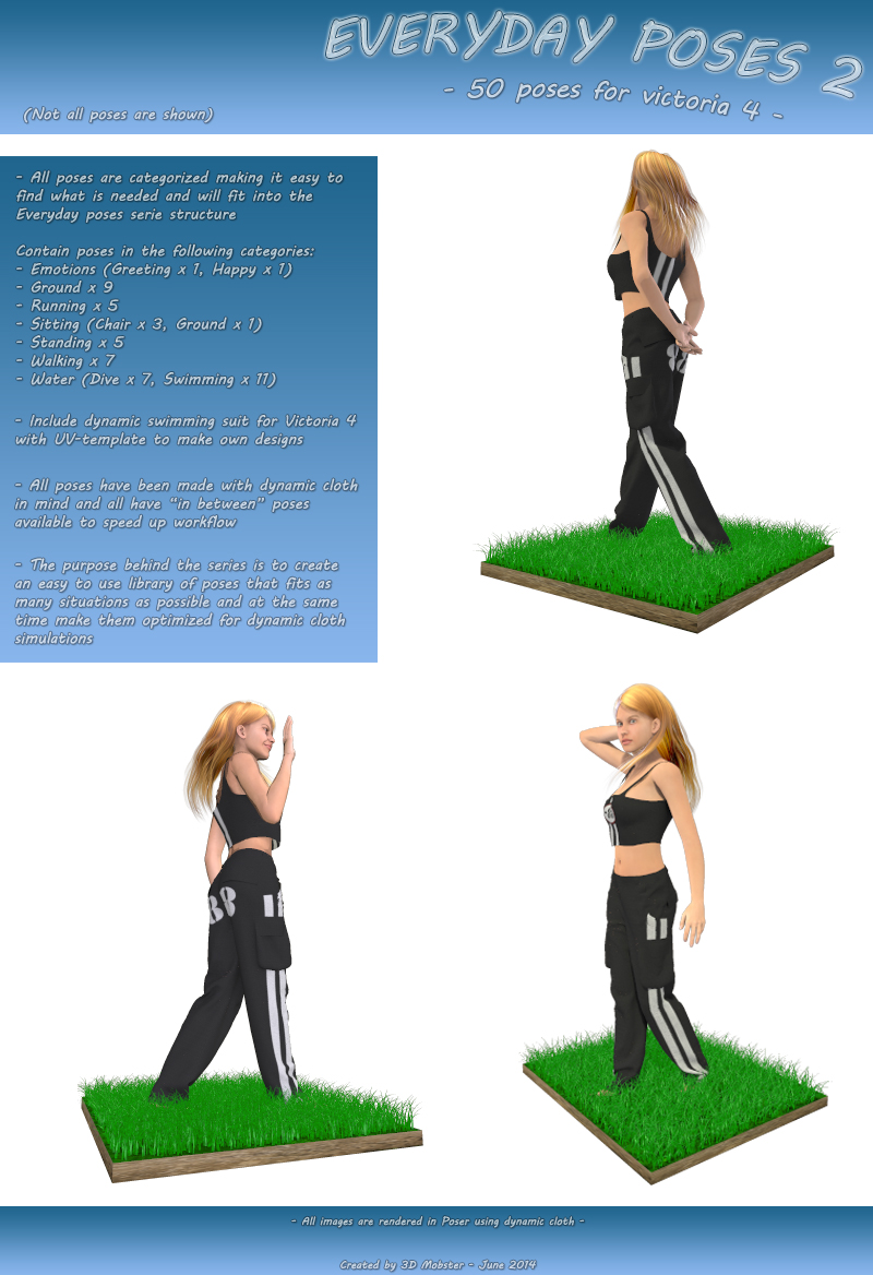 Victoria 4.2 poses - Everyday poses 2 by N/A