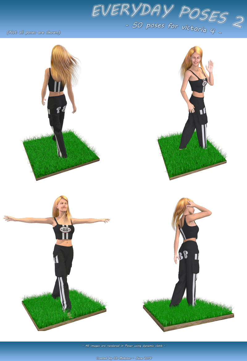 Victoria 4.2 poses - Everyday poses 2 by N/A