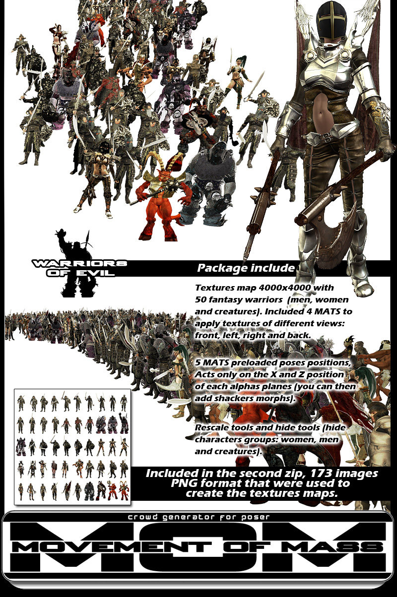 M.O.M Crowd Generator BUNDLE by N/A