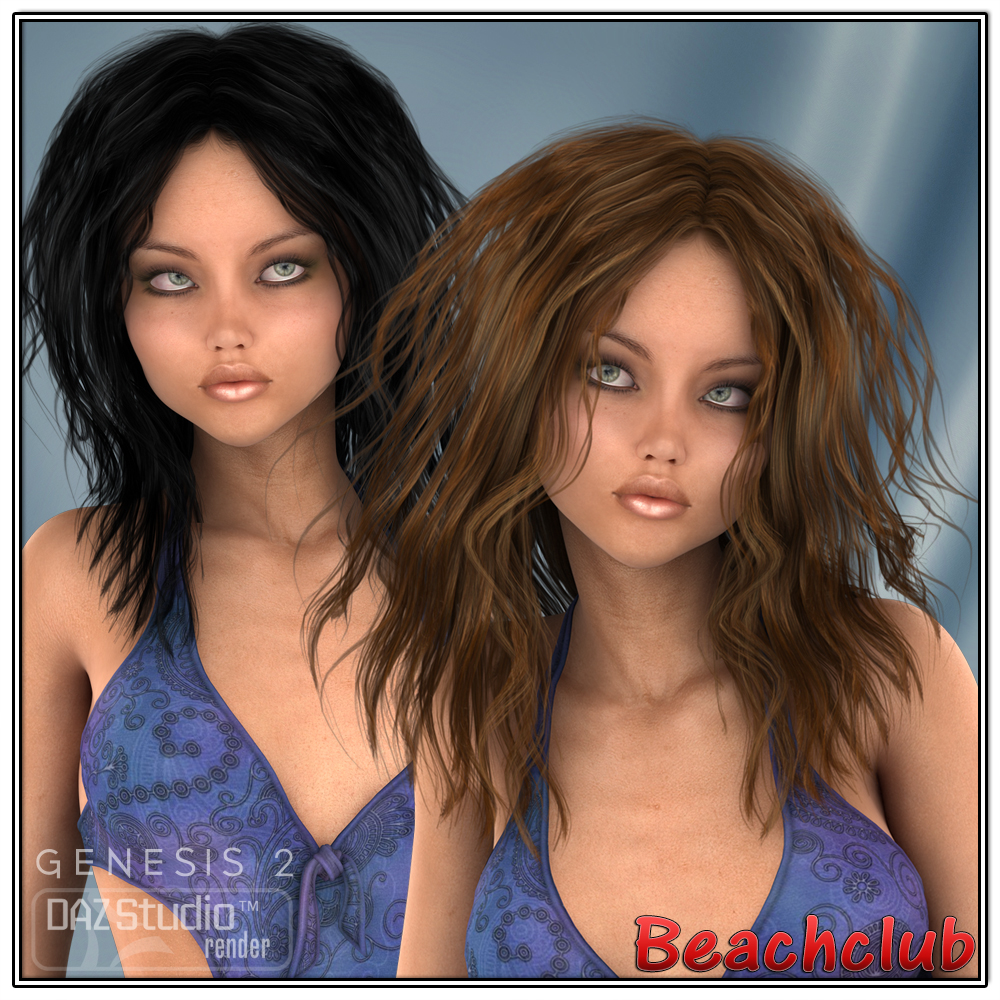 Beachclub Hair  for V4 and G2 by N/A