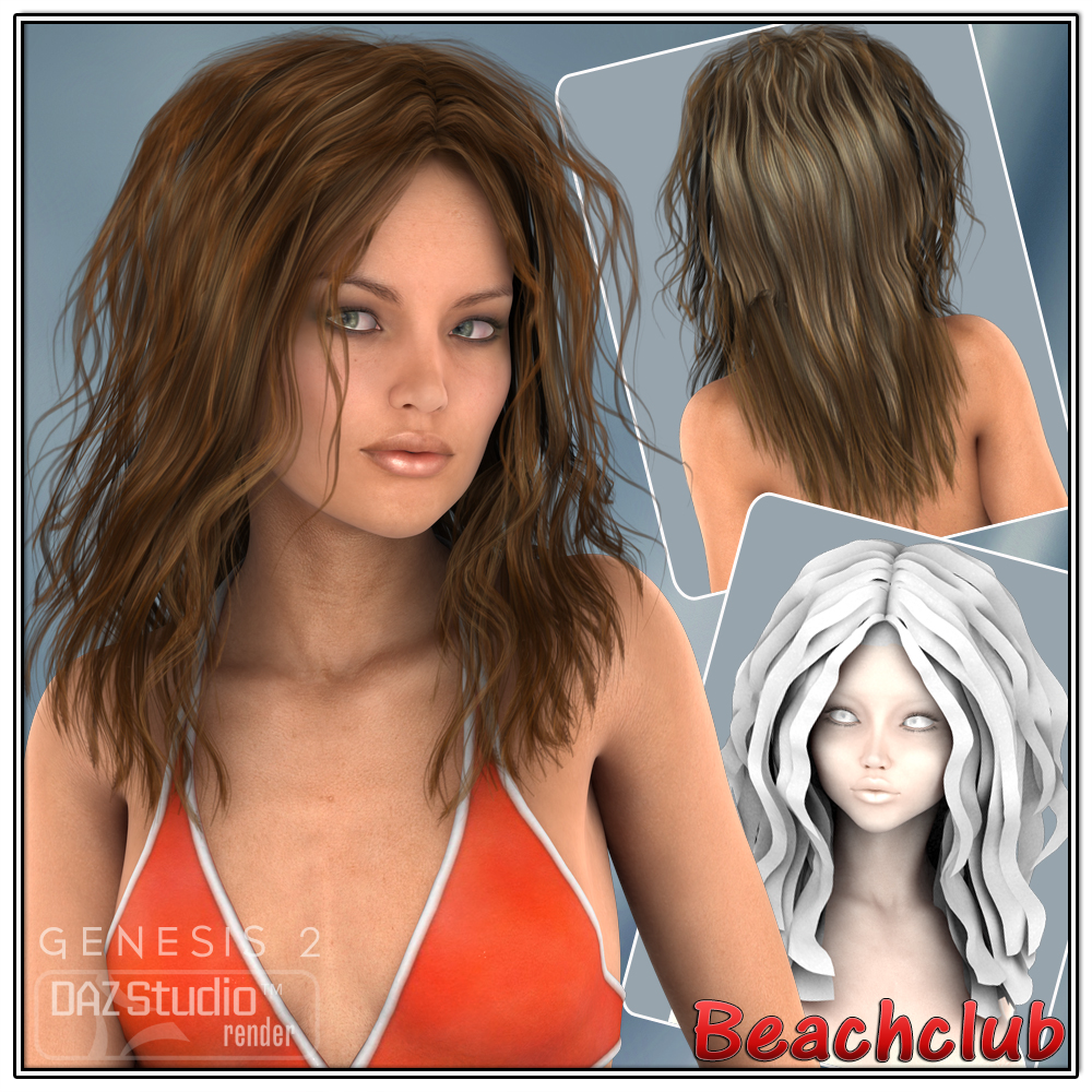 Beachclub Hair  for V4 and G2 by N/A