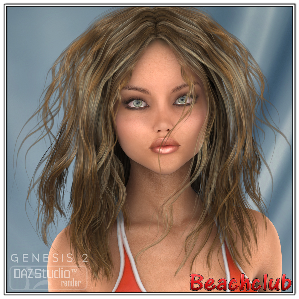Beachclub Hair  for V4 and G2 by N/A