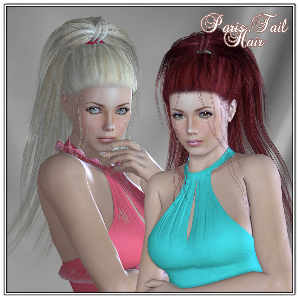 Paris Tail Hair for V4 and G2 by N/A