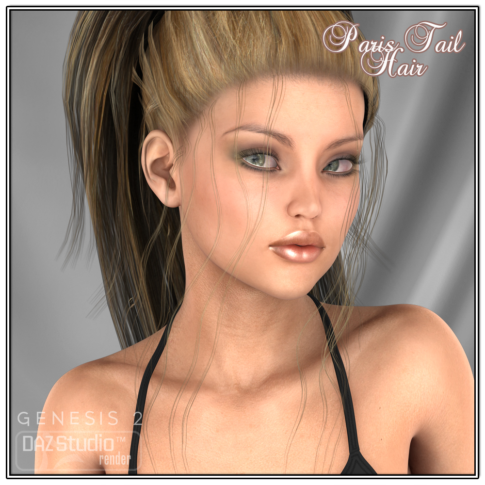 Paris Tail Hair for V4 and G2 by N/A