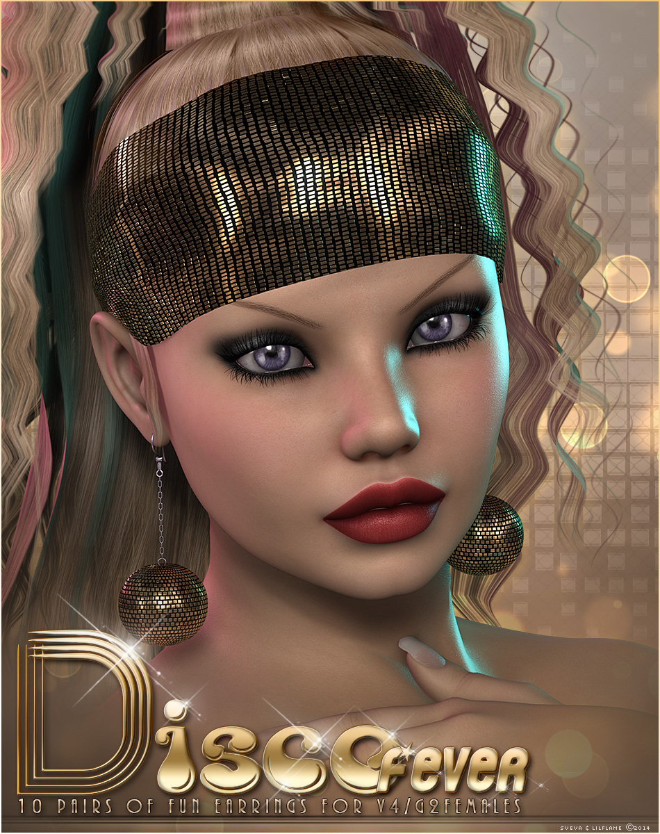 SVLF Disco Fever Earrings V4/G2F by N/A