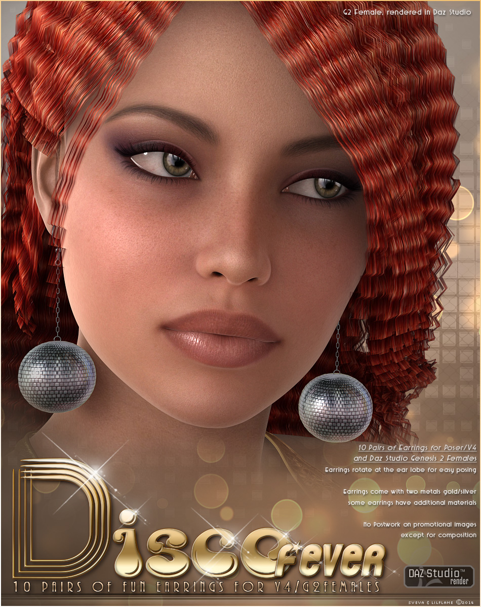 SVLF Disco Fever Earrings V4/G2F by N/A