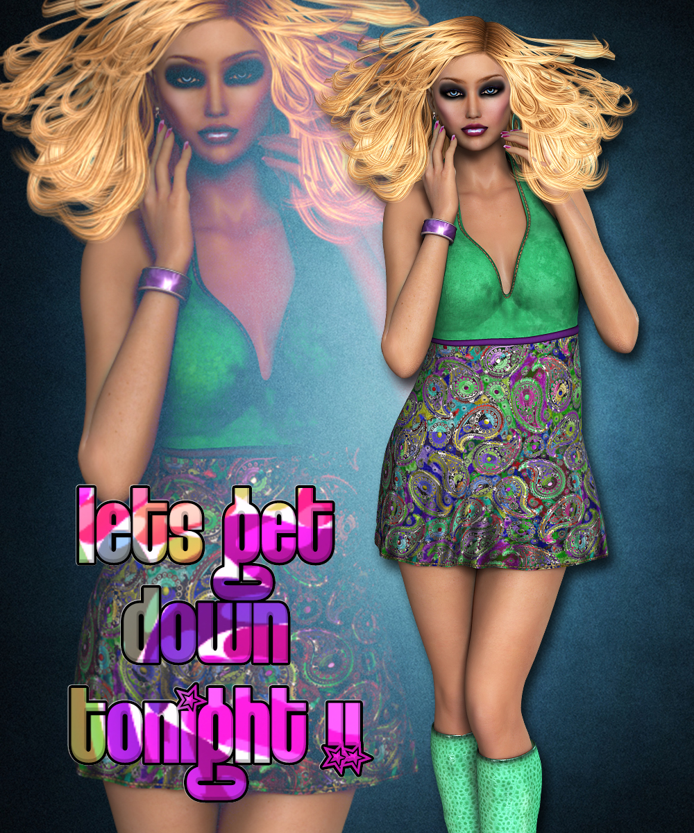SWD_3DS Disco Dress by N/A