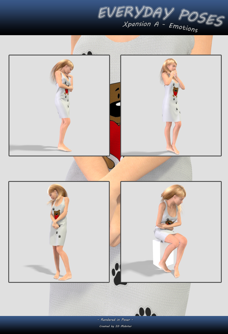 Everyday poses Xpansion A - Emotions by N/A