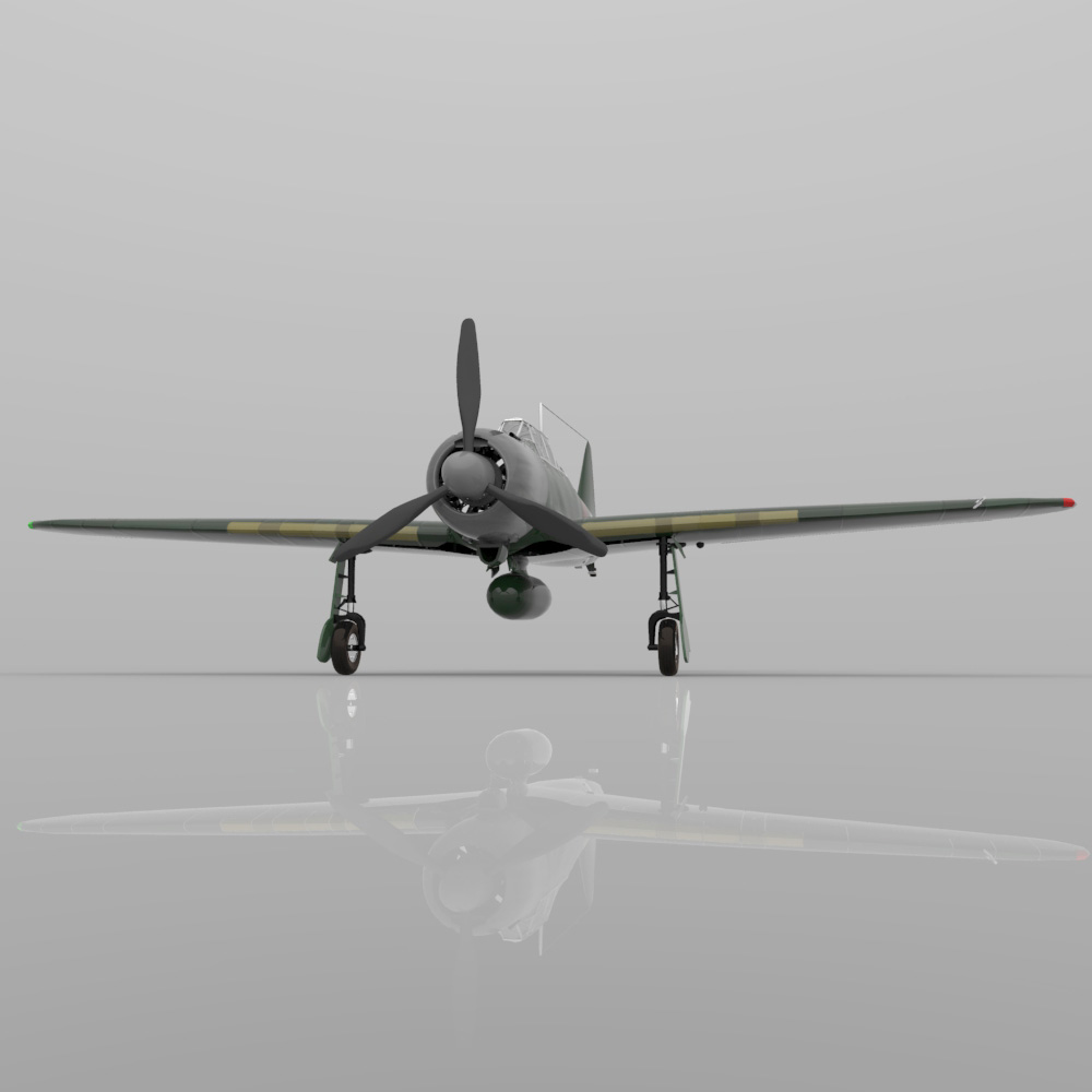 Japanese Zero (for Poser) by N/A