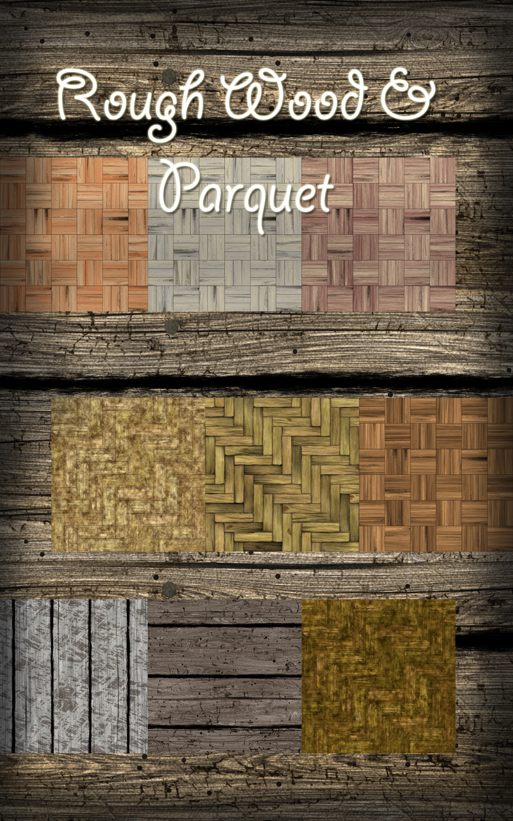 Walls N Floors - Wood N Wallpaper by N/A