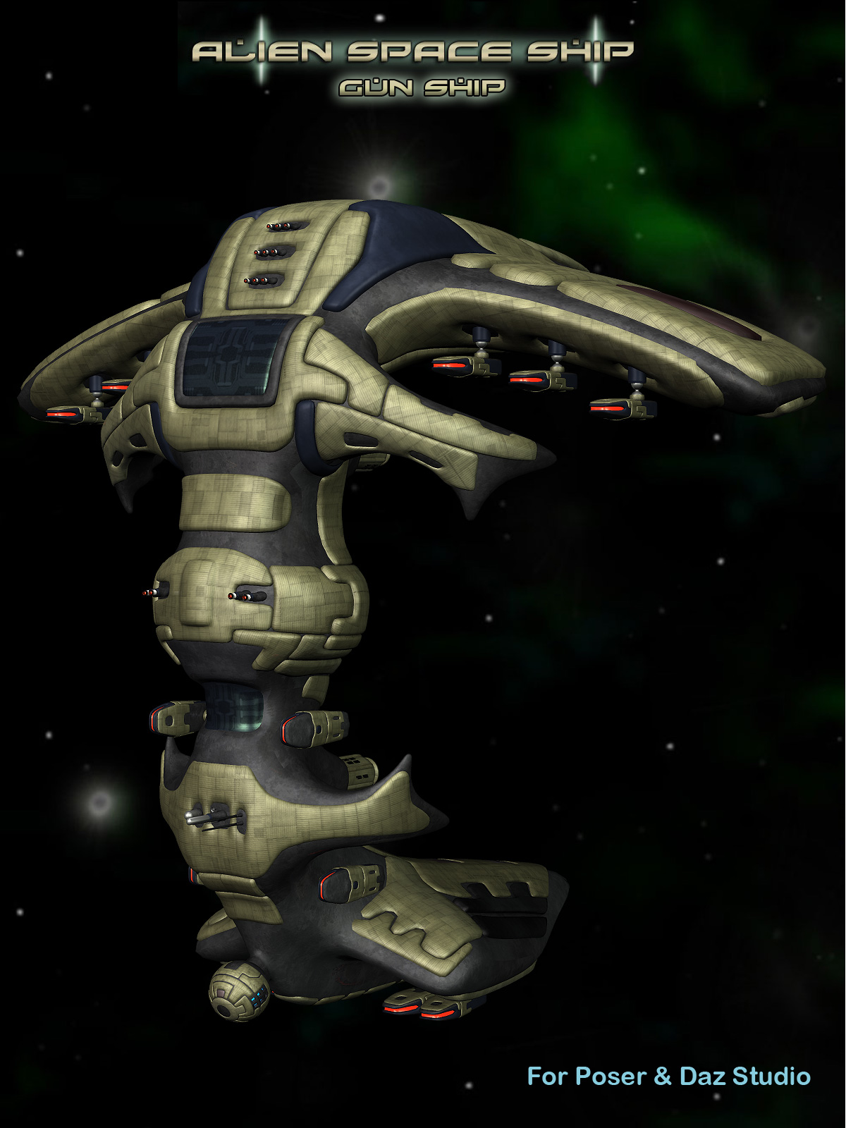 Alien GunShip by N/A
