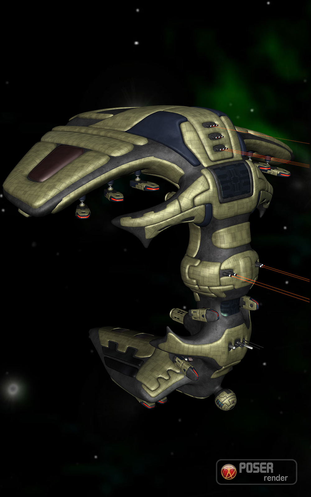Alien GunShip by N/A