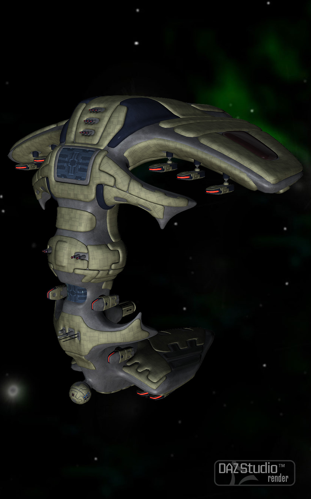 Alien GunShip by N/A