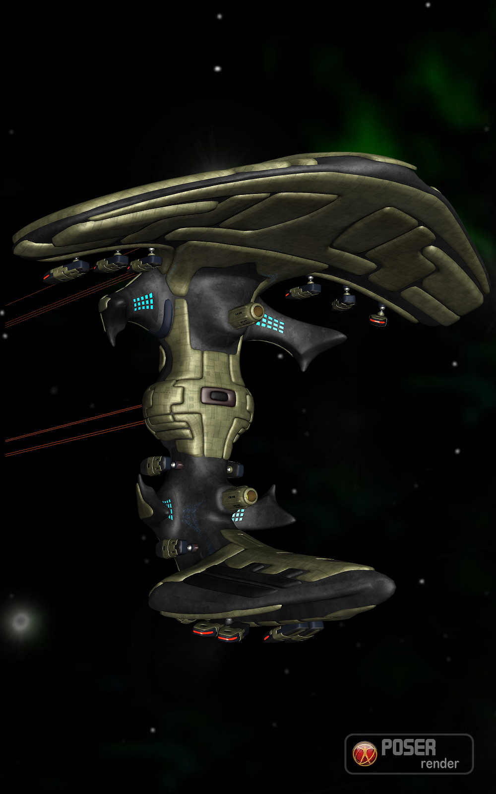 Alien GunShip by N/A