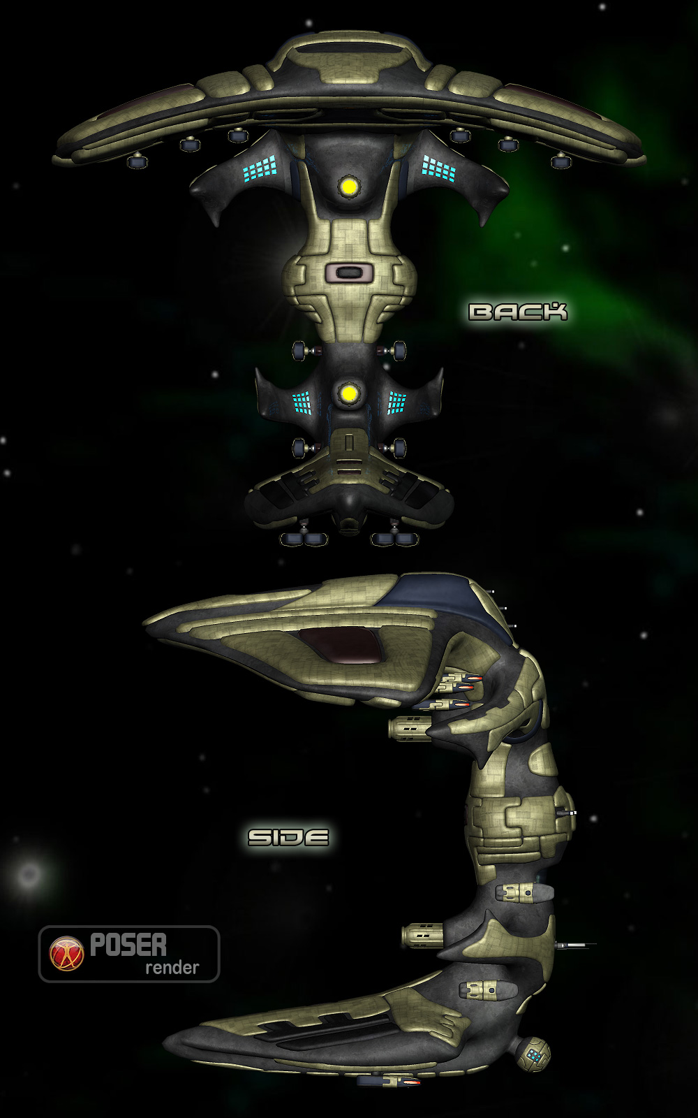 Alien GunShip by N/A