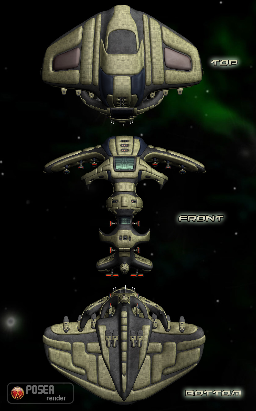 Alien GunShip by N/A