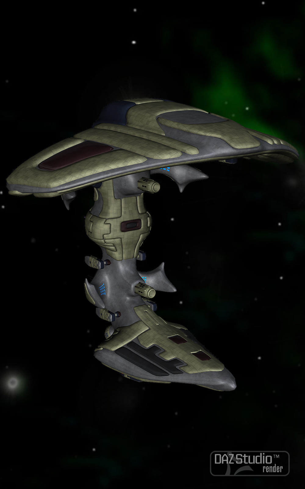 Alien GunShip by N/A