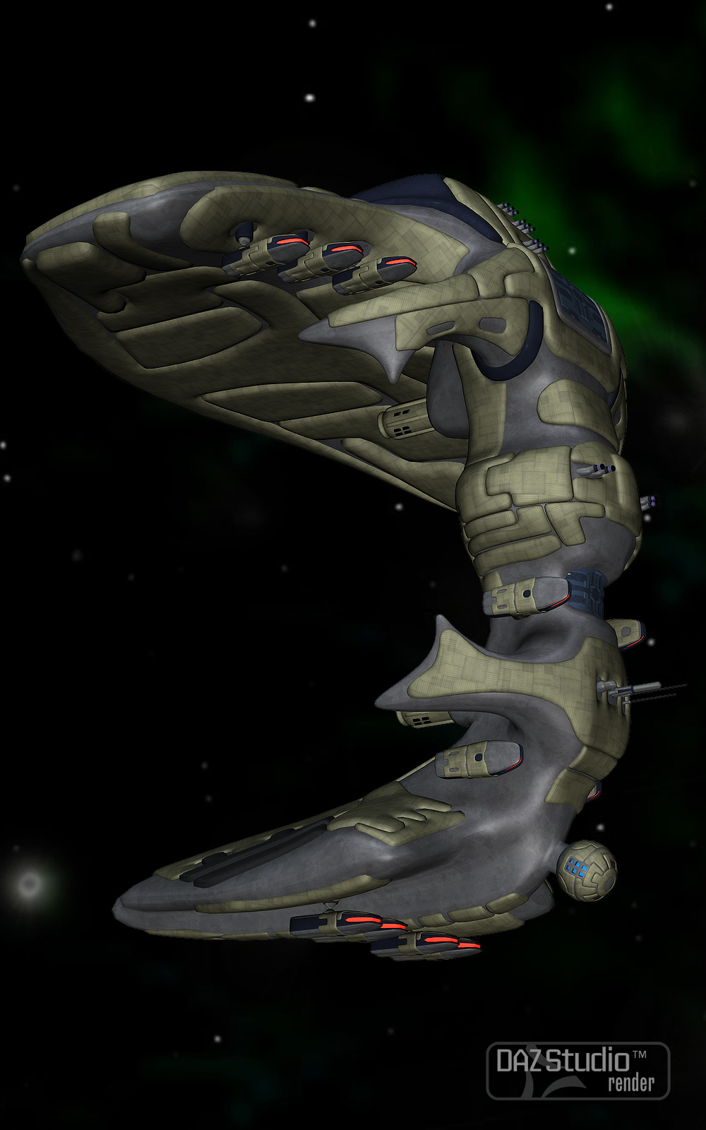 Alien GunShip by N/A