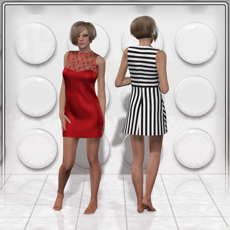Dynamic Shift Dress by N/A