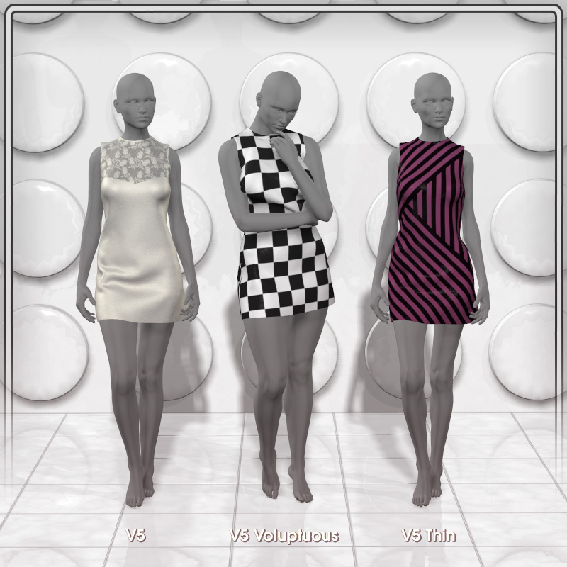 Dynamic Shift Dress by N/A