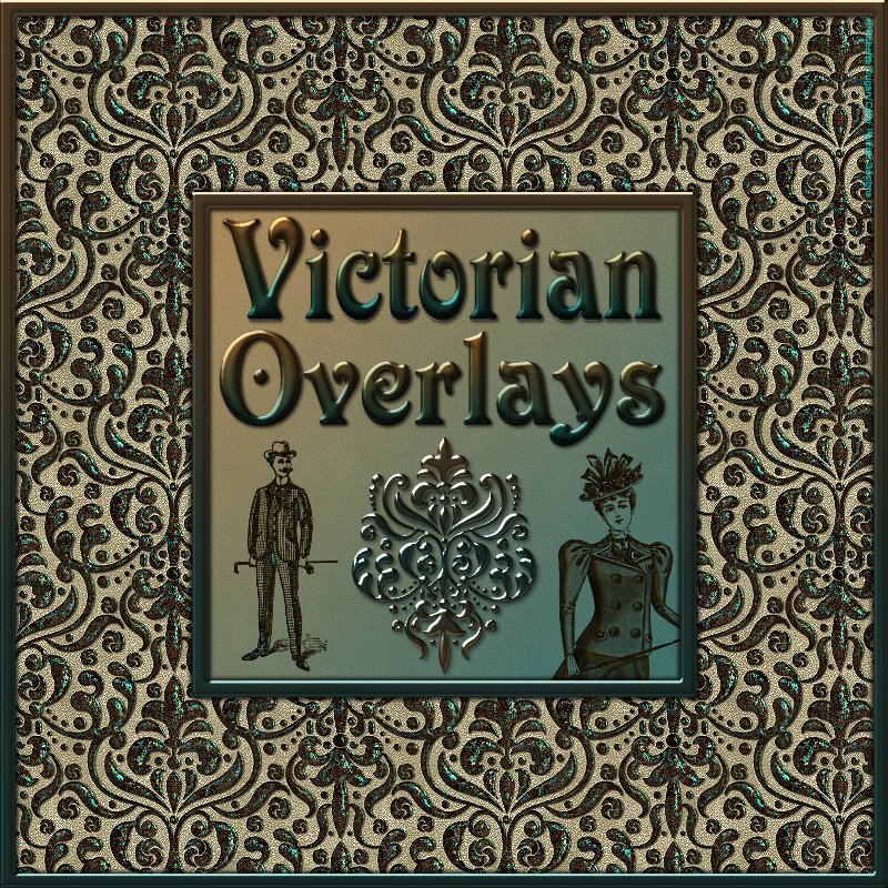 Design Resource: VICTORIAN Transparent Seamless Overlay Pack by N/A