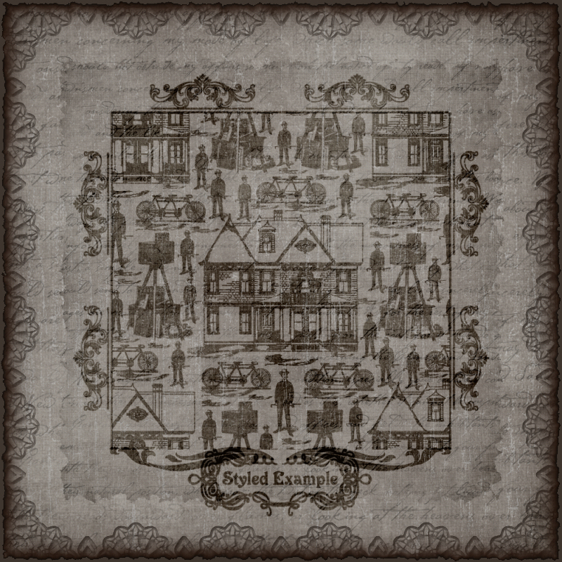 Design Resource: VICTORIAN Transparent Seamless Overlay Pack by N/A