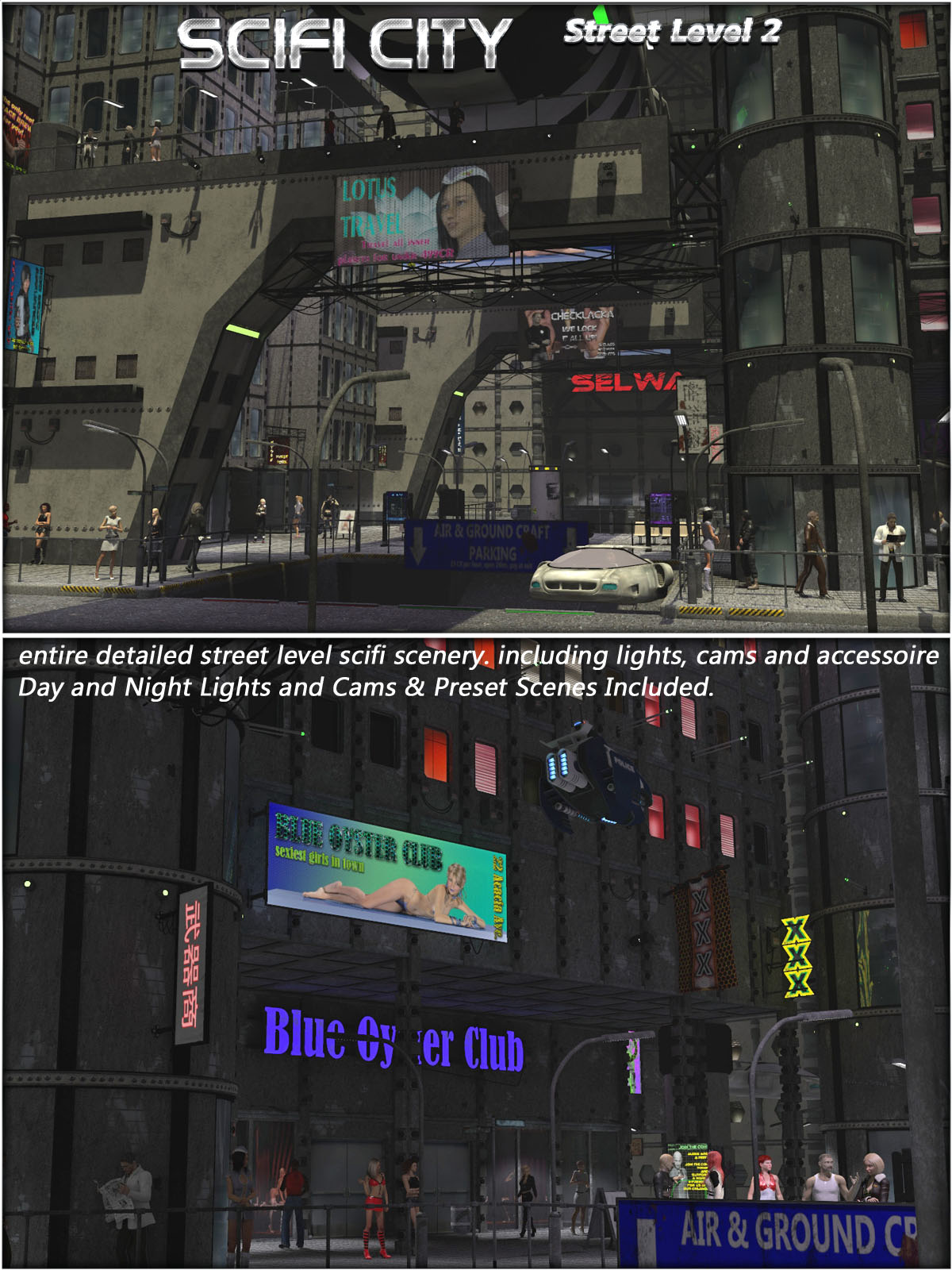 SciFi City Street Level 2 by N/A