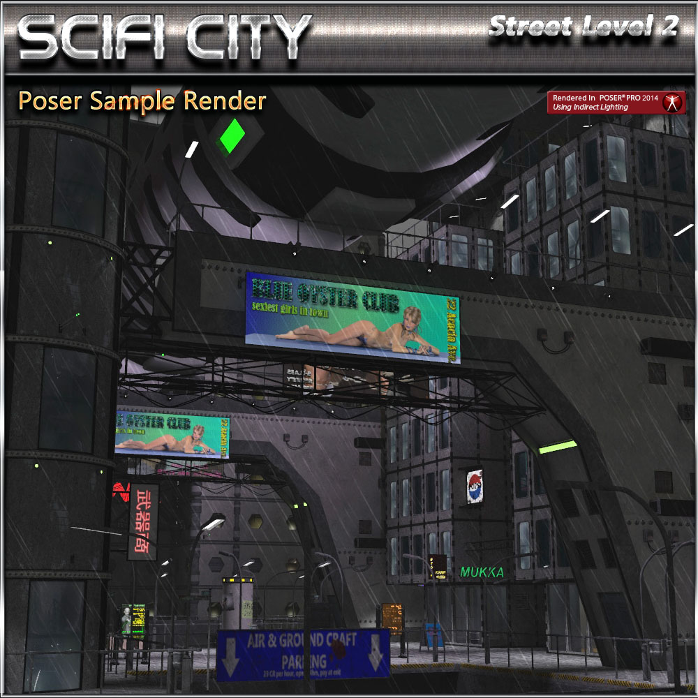 SciFi City Street Level 2 by N/A
