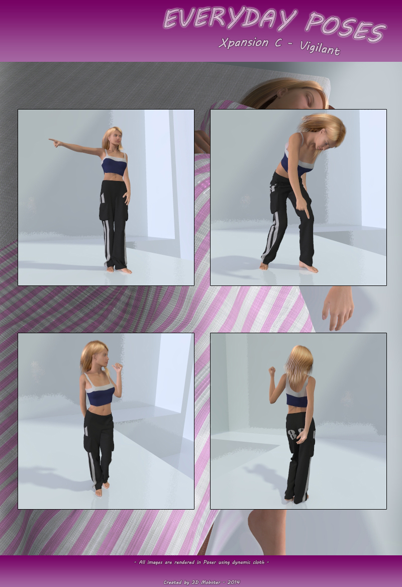 Everyday poses Xpansion C - Vigilant by N/A