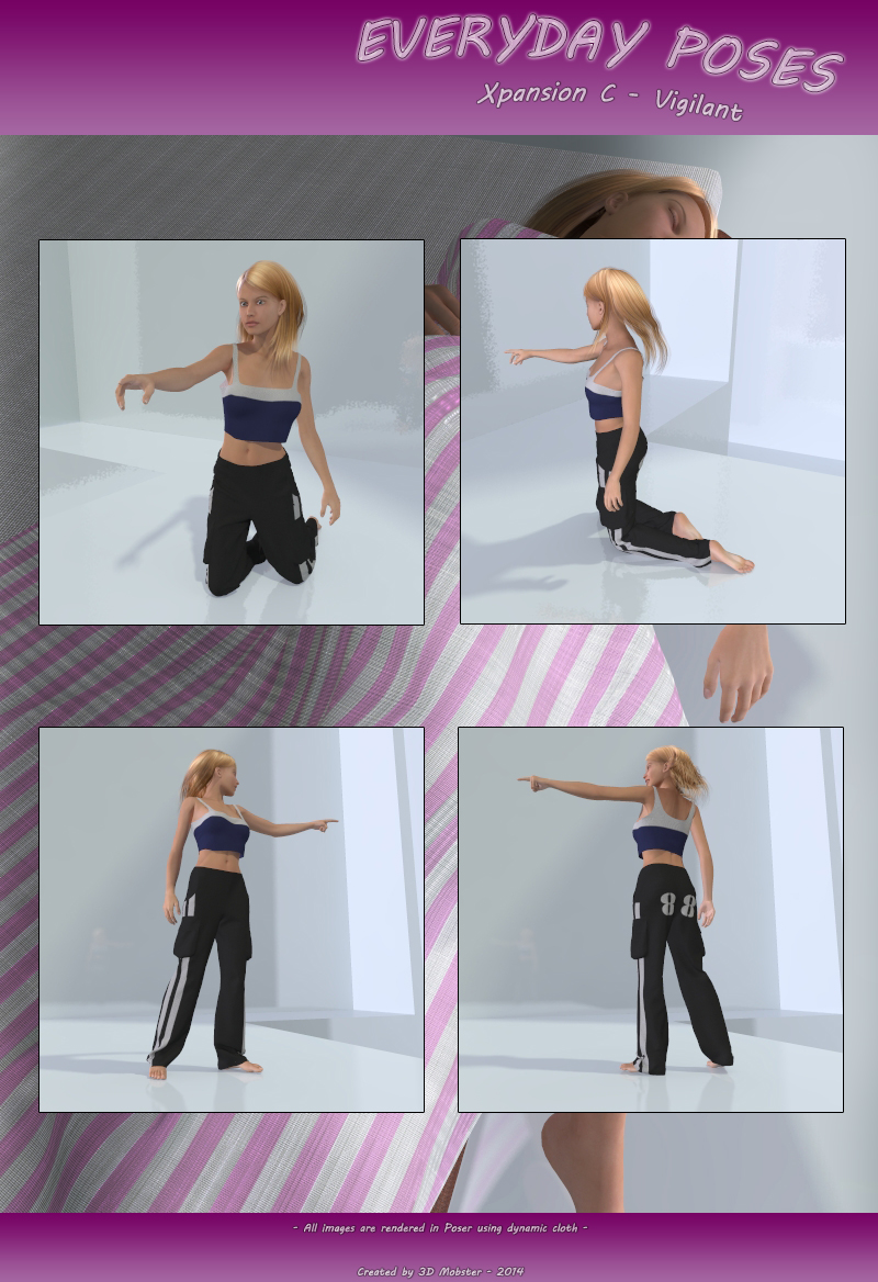 Everyday poses Xpansion C - Vigilant by N/A