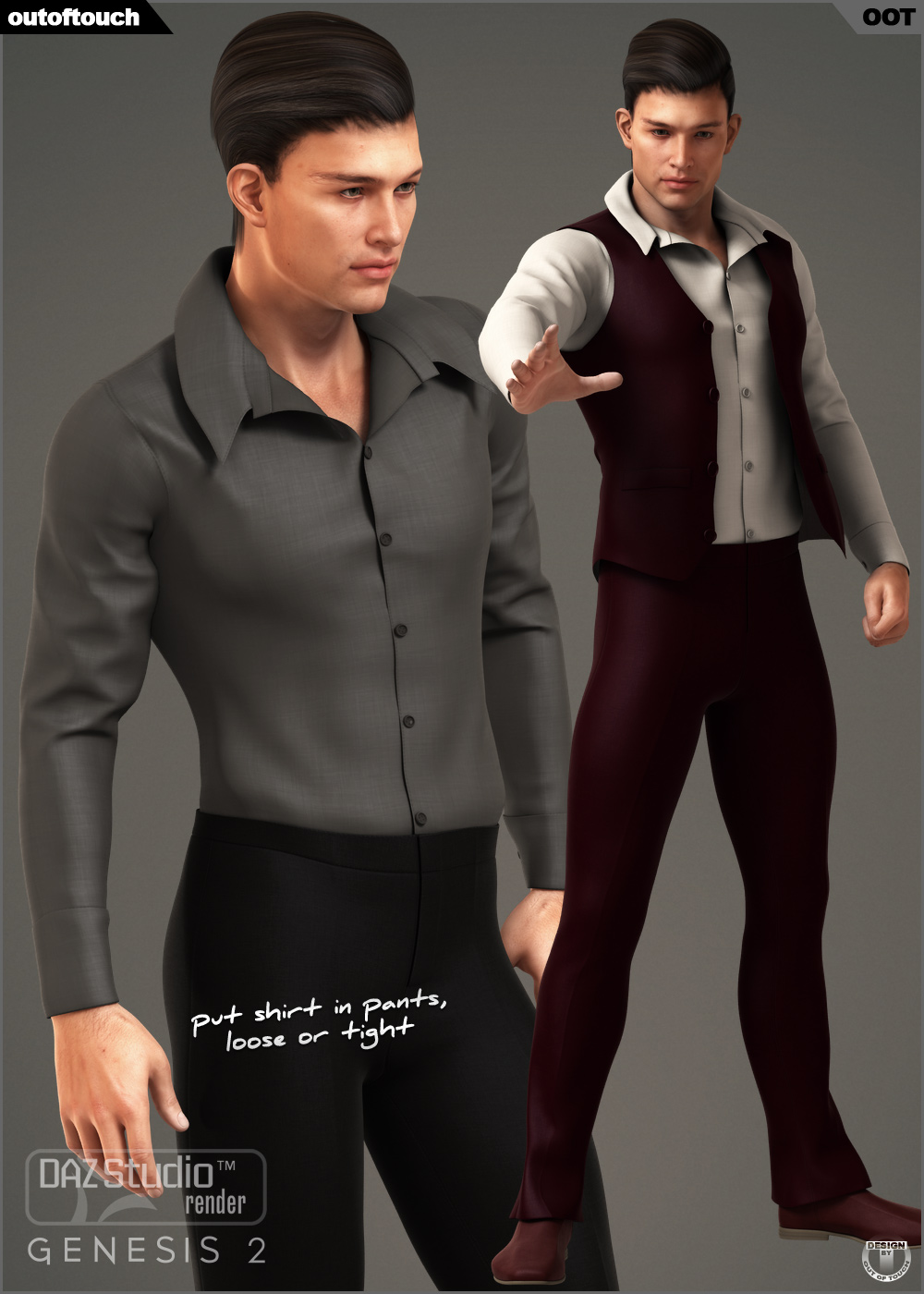 Formal Wardrobe for Genesis 2 Male(s) by N/A