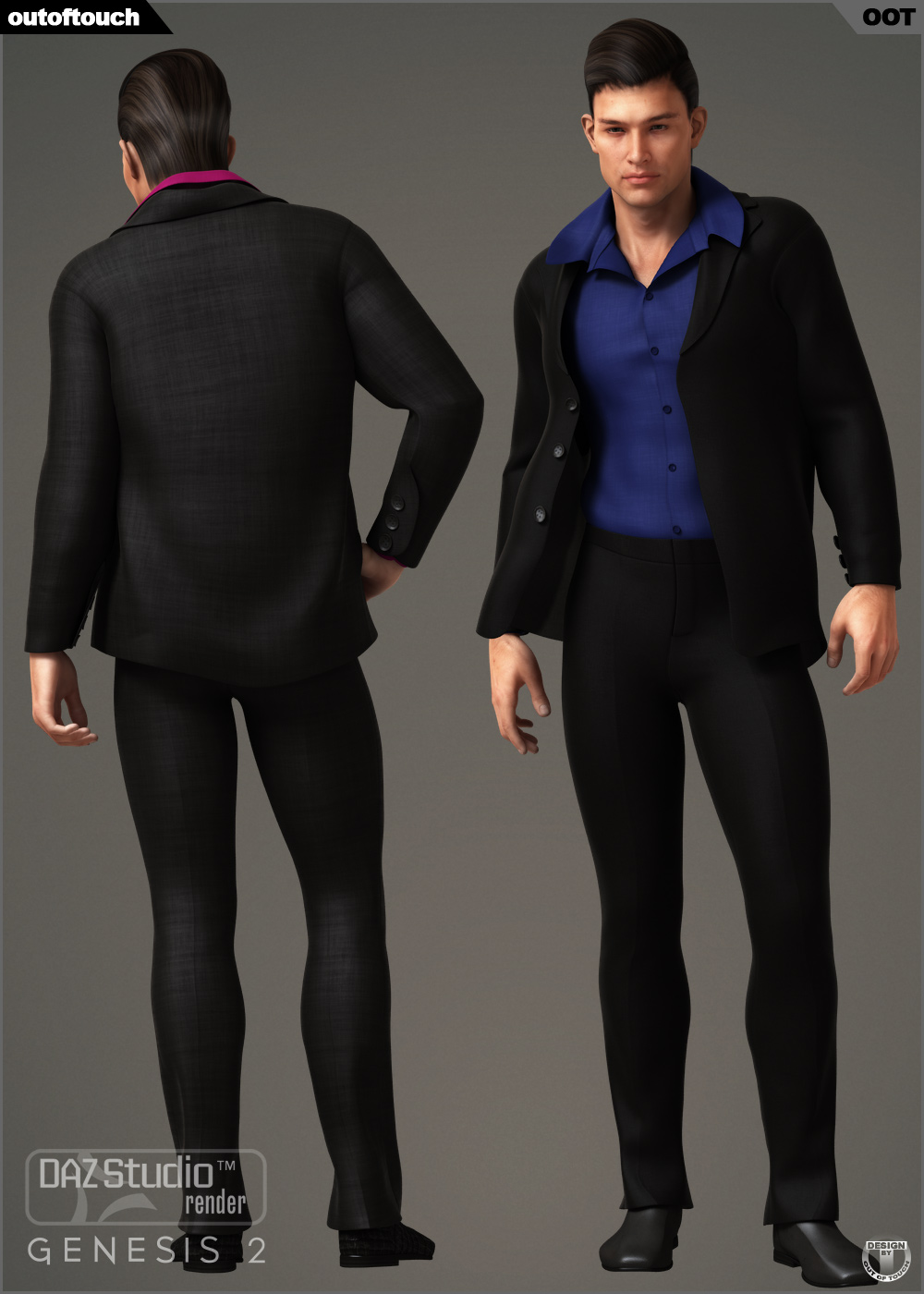 Formal Wardrobe for Genesis 2 Male(s) by N/A