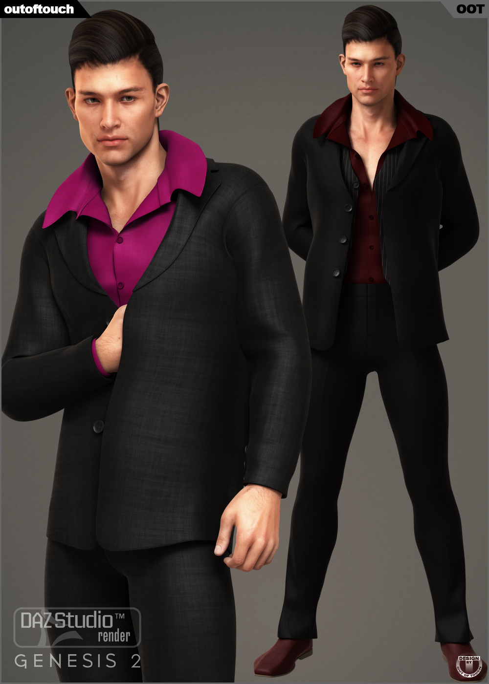 Formal Wardrobe for Genesis 2 Male(s) by N/A