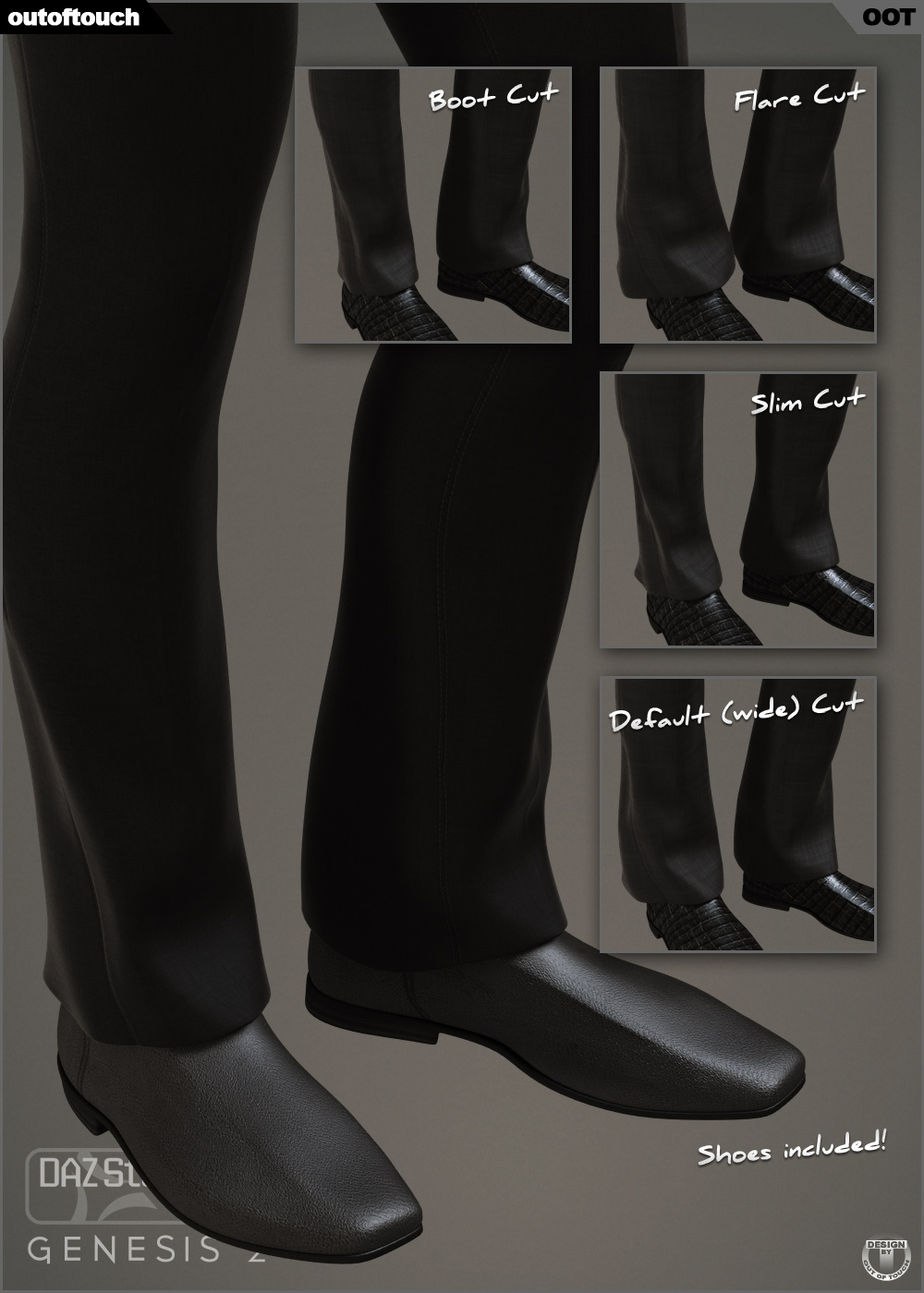 Formal Wardrobe for Genesis 2 Male(s) by N/A