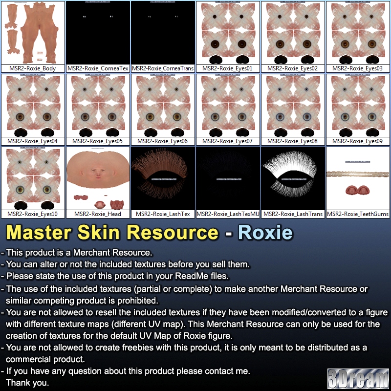Master Skin Resource 2 - Roxie by N/A
