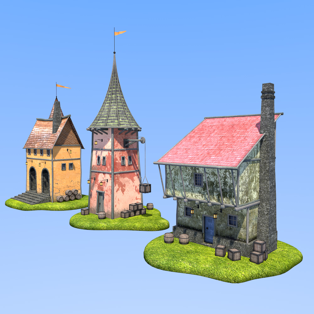Set of houses 1 by N/A