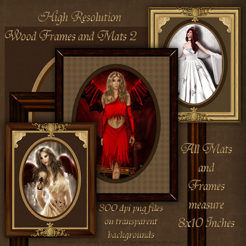 Wood Frames and Mats 2 by N/A