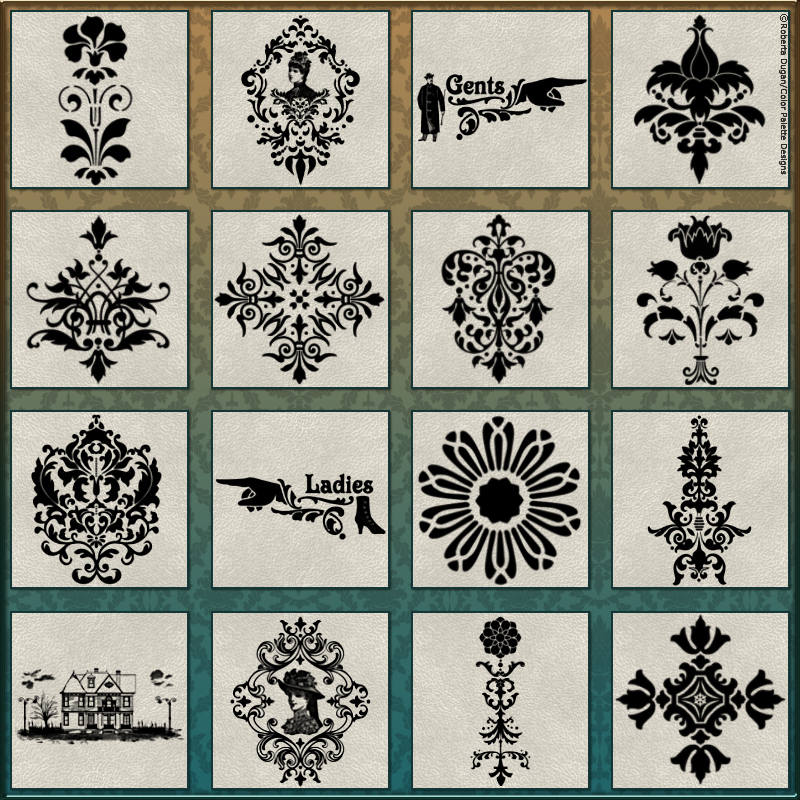 VICTORIAN Brushes & Png Files Pack by N/A