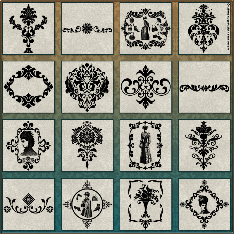 VICTORIAN Brushes & Png Files Pack by N/A