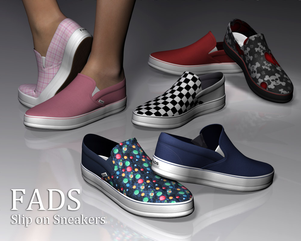 Fads Slip On Sneakers by N/A