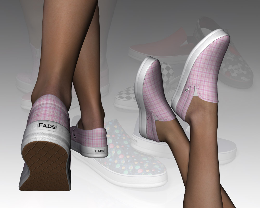 Fads Slip On Sneakers by N/A