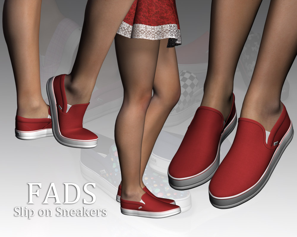 Fads Slip On Sneakers by N/A
