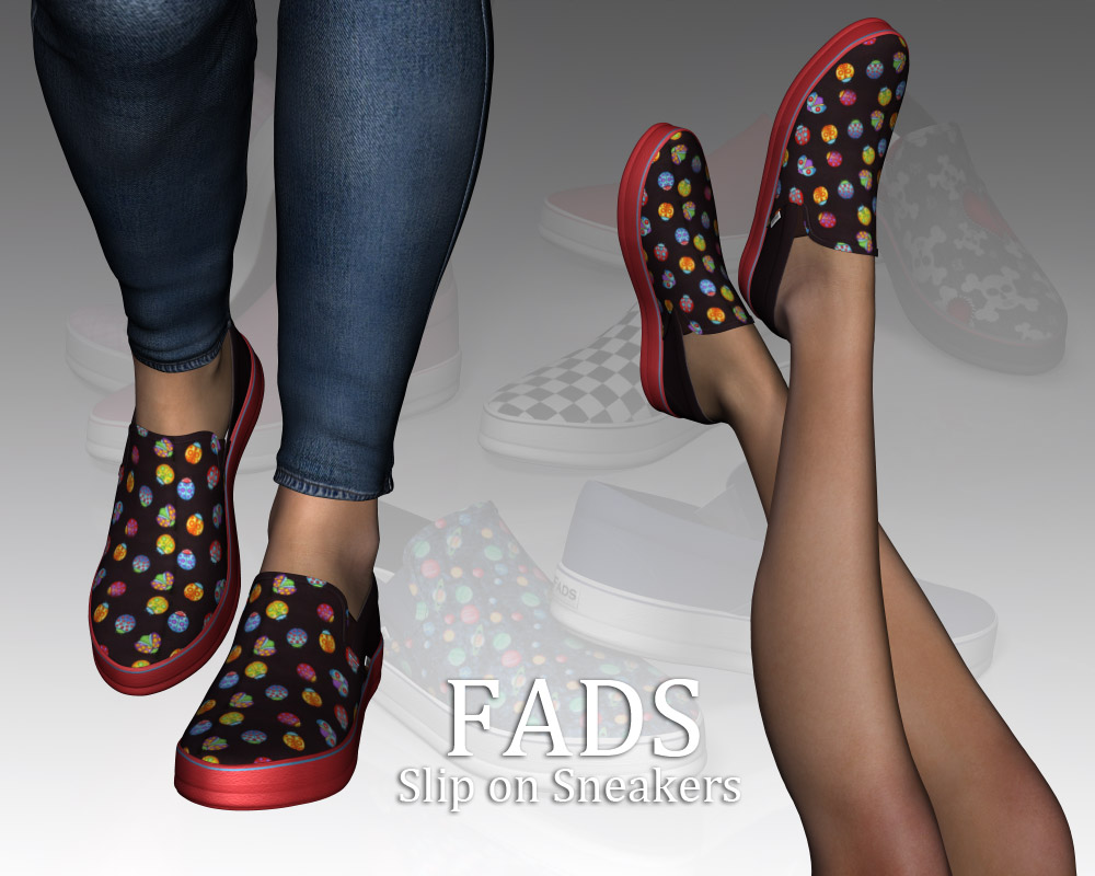 Fads Slip On Sneakers by N/A